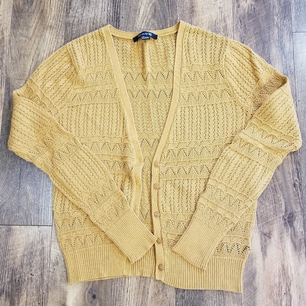 Forever 21 Mustard sweater